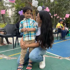 It was a pleasure to meet Sunidhi Chauhan's adorable son, Tegh, while hosting a birthday party. Kids make me the happiest, and I love creating a fun and safe environment for them to celebrate.