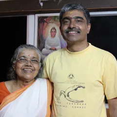 A cherished photo with my own teacher. On Guru Purnima, we express gratitude to the entire lineage of masters who have preserved and passed down this sacred knowledge.