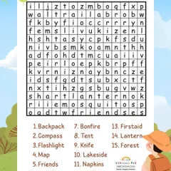 Can you find all 15 camping-themed words in this Fun Friday word search? This is a great activity for building vocabulary and improving spelling in a fun, low-pressure way.