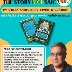 Author Karthik Venkatesh, a polyglot who speaks six Indian languages, hosted a session on 'India And Its Linguistic Universe,' exploring the history of our nation's languages.
