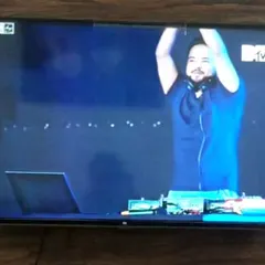 A snapshot of me on screen during a broadcast on MTV India. Having my work featured on major music channels like MTV is a testament to the quality and energy of my performances.
