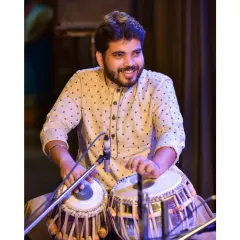 Another candid shot from a concert in Kolkata. The focus and concentration required for a performance is immense.