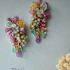 These colorful and bright long earrings from the FLORAA collection are designed to be super versatile. You can style them with anything from Indian wear to a fusion outfit or even a classic blazer.