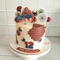 I’ve been baking for Vedant’s birthdays for years, and for his latest, he wanted a Spiderman cake. To make it extra special, I designed this no-fondant, cookies and cream cake with an exposed brick effect and dynamic Spidey details. It was a huge hit and disappeared in minutes!