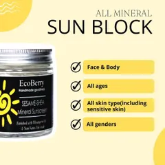 My formulation philosophy is simple: no compromises. This graphic shows my strict list of what I will never use, like sulfates and parabens, and what I will always use, like 100% natural, organic, and Ecocert-approved ingredients. This applies to every product I make, including this all-mineral sunblock suitable for sensitive skin.