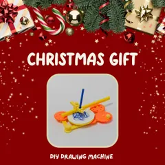 This Christmas, we offered the gift of creation. Our DIY Drawing Machine was featured as part of our holiday special.