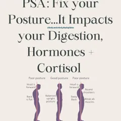 Did you know that how you sit and stand can affect your digestion, hormones, and stress levels? I look at the body as an interconnected system, where poor posture can compress organs and activate a stress response, impacting your overall health.