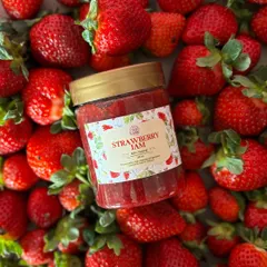 Strawberry season may be slipping away, but you can still savor the sweetness. Our house-made jam, surrounded by the fresh Mahableshwar strawberries we use, lets you hold on to those juicy moments.