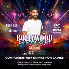 This was for a special Neon Holi edition of my Bollywood Bhangra Night. I love playing themed parties and bringing a unique musical flavor to festivals and special occasions.