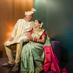 A beautiful, candid moment of laughter between Aashna and her father. These are the precious family memories we aim to preserve forever.