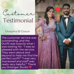 "The customer service was outstanding, and the Outfit was exactly what I was looking for." I'm thrilled I could help her find the perfect outfit.