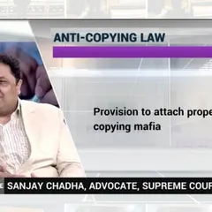 A key aspect of the Anti-Copying Law we discussed is the provision to attach the property of the copying mafia. This is a significant deterrent that I emphasized during my analysis on the show.