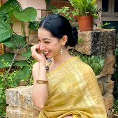 A genuine laugh captured between takes. I think it's important for clients to see my personality, and I love bringing positive and happy energy to every project.