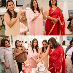 Moments from the "Phenomenal Women 3.0" event, including the cake cutting. It was an honour to provide the celebration cakes.