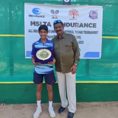 Big congratulations to Tavish for securing both the singles and doubles titles at the Under 14 Nationals in Aurangabad. A fantastic achievement and a proud moment for the academy.