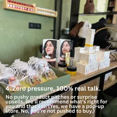 We believe in zero pressure and 100% real talk. We'll recommend what's right for you, and that's it. No pushy product pitches, just honest advice.