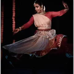 A dancer performing Kathak at an event I hosted. My work includes curating performances and providing a platform for talented artists from various classical and folk traditions.