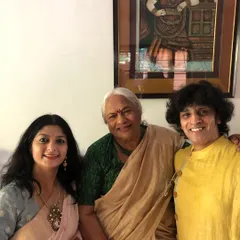 Another cherished memory with our Guru Kumudini Lakhia, whose every lesson and interaction was an inspiration. Her art lives on through her work.