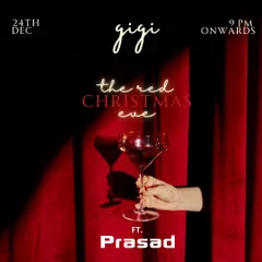 Here's the official announcement for my Christmas Eve gig at Gigi Bombay. I was thrilled to be featured for their "Red Christmas Eve" event. These special holiday nights always have the best energy.