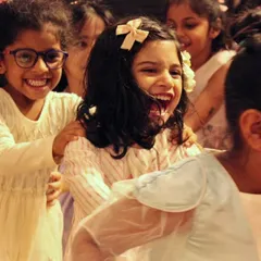 Pure, unfiltered joy during one of our festive Winter Classes. We believe that learning to dance should be filled with laughter and happy memories.