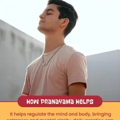 Pranayama is a powerful tool for students facing exam stress. This infographic explains how controlled breathing helps regulate the mind and body, bringing calmness and clarity.