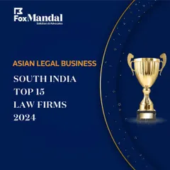 We are proud to be named one of South India's Top 15 Law Firms for 2024 by Asian Legal Business. This award highlights our significant presence and expertise in the region.