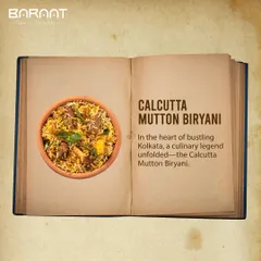 In the heart of bustling Kolkata, a culinary legend unfolded: the Calcutta Mutton Biryani. I bring this legend to you.