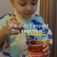 We didn't expect this reaction, but we're so happy to see it. A spoonful of our Gujarati Chhundo is all it takes to win over hearts, big and small.