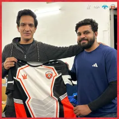 Our Head Coach with Ranjit Bajaj, founder of Minerva Academy. Our leadership is connected at the highest levels of Indian football.