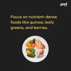 A comprehensive carousel on weight loss tips for women with PCOS. It explains that while hormonal imbalances make it challenging, focusing on nutrient-dense foods, PCOS-friendly exercises like yoga and strength training, and self-love can lead to success.