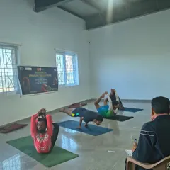 A glimpse from a session at the SVYASA Conference, where advanced yogis demonstrate complex asanas. Attending such events keeps us updated with the highest standards of practice and inspires us to deepen our own.