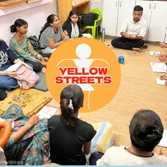 This is our after-school session at Yellow Streets. By creating a close-knit group, we foster a sense of community where students feel comfortable learning and practicing music together.