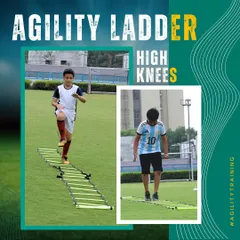 Agility and speed are crucial for any footballer. We use agility ladders and high-knee drills to develop quick feet, coordination, and explosive power, giving our players an edge on the field.
