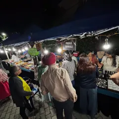 Nothing makes me happier than a busy day at the market. So many people come to my stall to taste and find their favourite homemade pickles, just like these folks.
