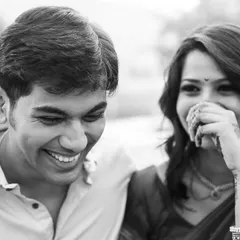 Caught in a moment of pure joy. We love using black and white to emphasize the emotion and create timeless, classic wedding portraits.