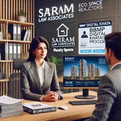 This image shows me assisting a client with the BBMP's new digital platform for bulk Khata registration. This service is aimed at developers of multi-storeyed buildings, and I help streamline the process to ensure timely and compliant documentation for all units.