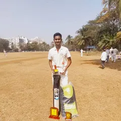 Results speak louder than words. Here is our player Harsh Salunkhe after being awarded Man of the Series and Best Batsman in the U-17 Power Championship tournament. He scored 250 runs and took 6 wickets in just 4 matches.