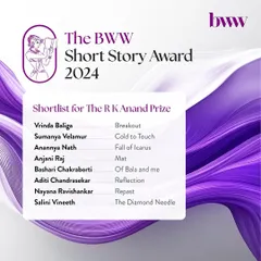 The shortlist for The R K Anand Prize is out! I loved every single story on this list, and I'm so proud that four of my BWW babies made it. Congratulations to all the writers.