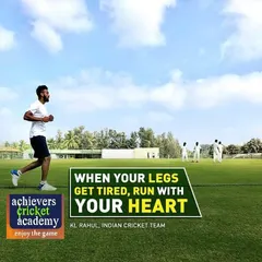 Building stamina and mental toughness is a non-negotiable part of our training. We teach our players to push past their limits and run with their hearts, a lesson for both on and off the cricket pitch.