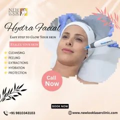 This graphic outlines the core steps of our signature HydraFacial. We follow a precise process of cleansing, peeling, extraction, hydration, and protection to ensure your skin receives comprehensive care for a lasting, healthy glow.
