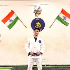 Standing proud in my gi. Martial arts is a journey of self-improvement, and every day is a chance to get better.