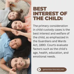 The cornerstone of any custody case is the "best interest of the child." I explain how courts evaluate a child's welfare, including their emotional needs, education, and health, to make a fair and nurturing custody determination.