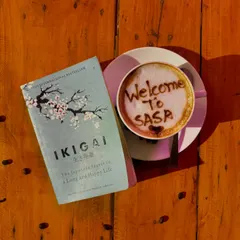 Find your 'Ikigai' here. Our cafe is a great place to grab a coffee, open a good book, and spend some quality time with yourself.