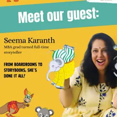 Meet Seema Karanth, the storyteller who proves that it's never too late to follow your passion. She brings stories to life with puppets, props, and a flair for drama.