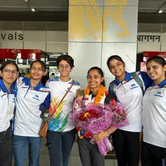 Our gymnasts were thrilled to meet and get a photo with their hero, Olympian Dipa Karmakar, after her historic win.