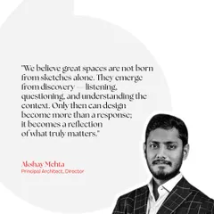 As Principal Architect, I stand by this approach. Great spaces emerge from a deep understanding of context. This is how architecture becomes more than a mere response; it becomes a reflection of a client's vision and a space's true potential.