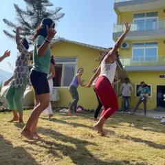 A moment of pure freedom during my trip to Rishikesh. This journey was transformative, and dancing in nature was a reminder of how movement connects us to ourselves and the world around us.