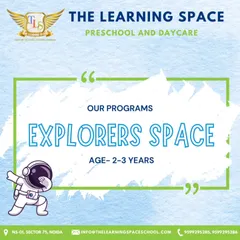 Welcome to our Explorers Space for children aged 2-3 years. This program focuses on critical development in language, creativity, and curiosity through engaging, hands-on activities.