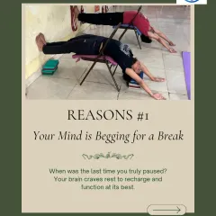 Reason to slow down: Your mind is begging for a break. Give it the rest it needs to function at its best.