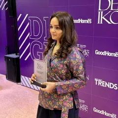 I was incredibly honored to receive the Design Ikons award for Residential Apartment Design. This achievement is a reflection of my team's hard work and the trust of my amazing clients.